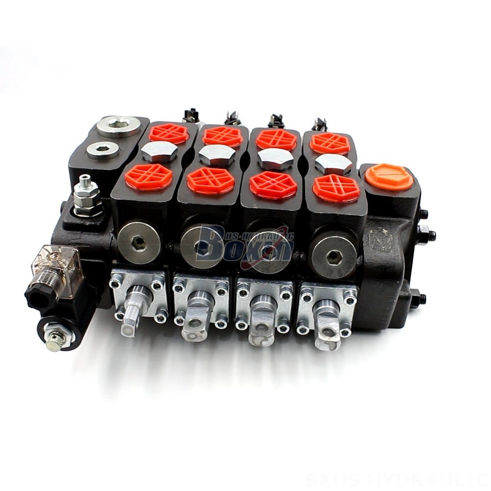 Sectional Directional Hydraulic Valve: DLS180 Micro Switch Manual 4 Spool main image